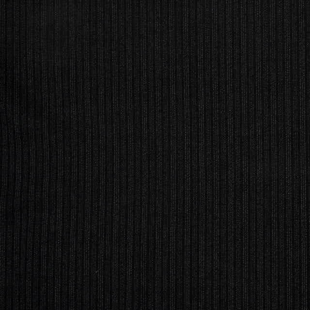Theory Italian Black Striped Stretch Virgin Wool Woven