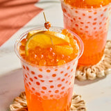 Bossen Orange Sunburst Bliss Soda Bursting Boba 7.04 lb. - 4/Case