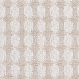 Bright White and Birch Checkered Cotton-Acrylic Boucle