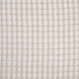 Bright White and Birch Checkered Cotton-Acrylic Boucle