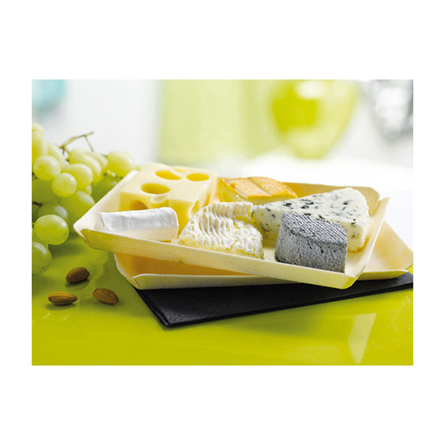 Packnwood CANADA Paper Lined Wooden Tray, 8.2" x 4.1" x 1.1" H, Case of 360