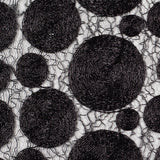 Black Polyester Novelty Lace