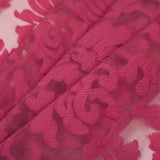 Hot Pink Polyester Lace