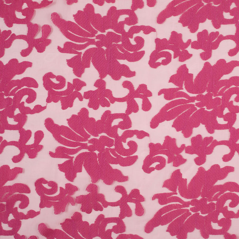 Hot Pink Polyester Lace