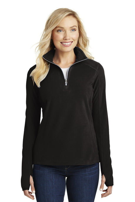 Port Authority® Women's Microfleece 1/2-Zip Pullover Lightweight Warm Layer for Outdoors