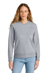 District® Womens V.I.T. Fleece Crewneck Long Sleeve Soft Comfortable T-Shirt
