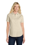 Port Authority® Short Sleeve SuperPro React Twill Women Shirt