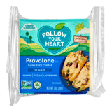 Follow Your Heart Dairy-Free Vegan Sliced Provolone Cheese 7 oz. - 11/Case