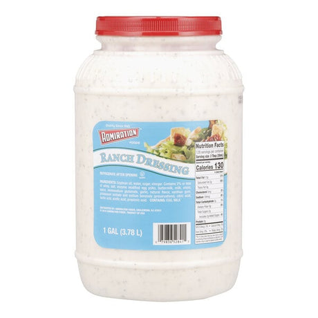 Admiration Ranch Dressing 1 Gallon - 4/Case