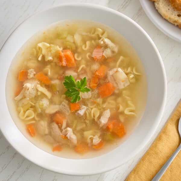 Kettle Cuisine Reduced Sodium Chicken Noodle Soup 4 lb. - 4/Case
