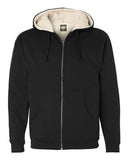 Sudadera con capucha con forro de sherpa y cremallera completa