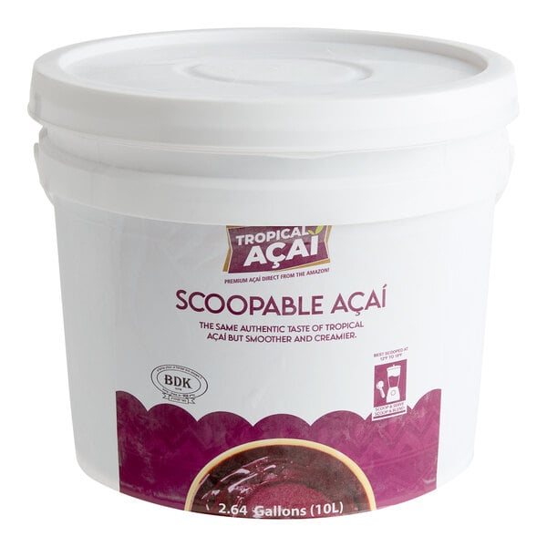 Tropical Acai Scoopable Acai Sorbet 2.6 Gallon