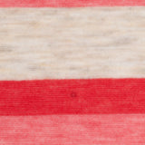 Heathered Oatmeal Striped Stretch Viscose Jersey