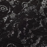 Black and White Abstract Wrinkled Polyester Woven