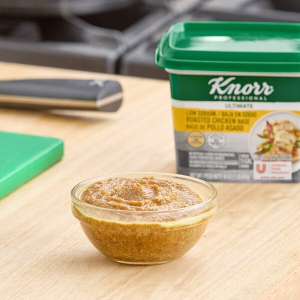 Knorr 1 lb. Ultimate Low Sodium Chicken Bouillon Base