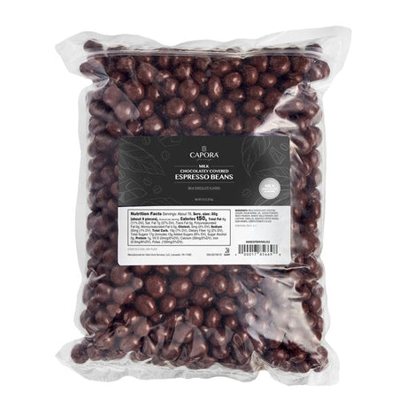 Capora Milk Chocolatey Covered Espresso Beans 5 lb.
