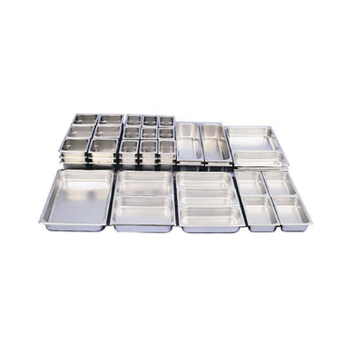 Steam Table Pan, Stainless, Full Size (12-3/4" x 20-3/4") x 6"