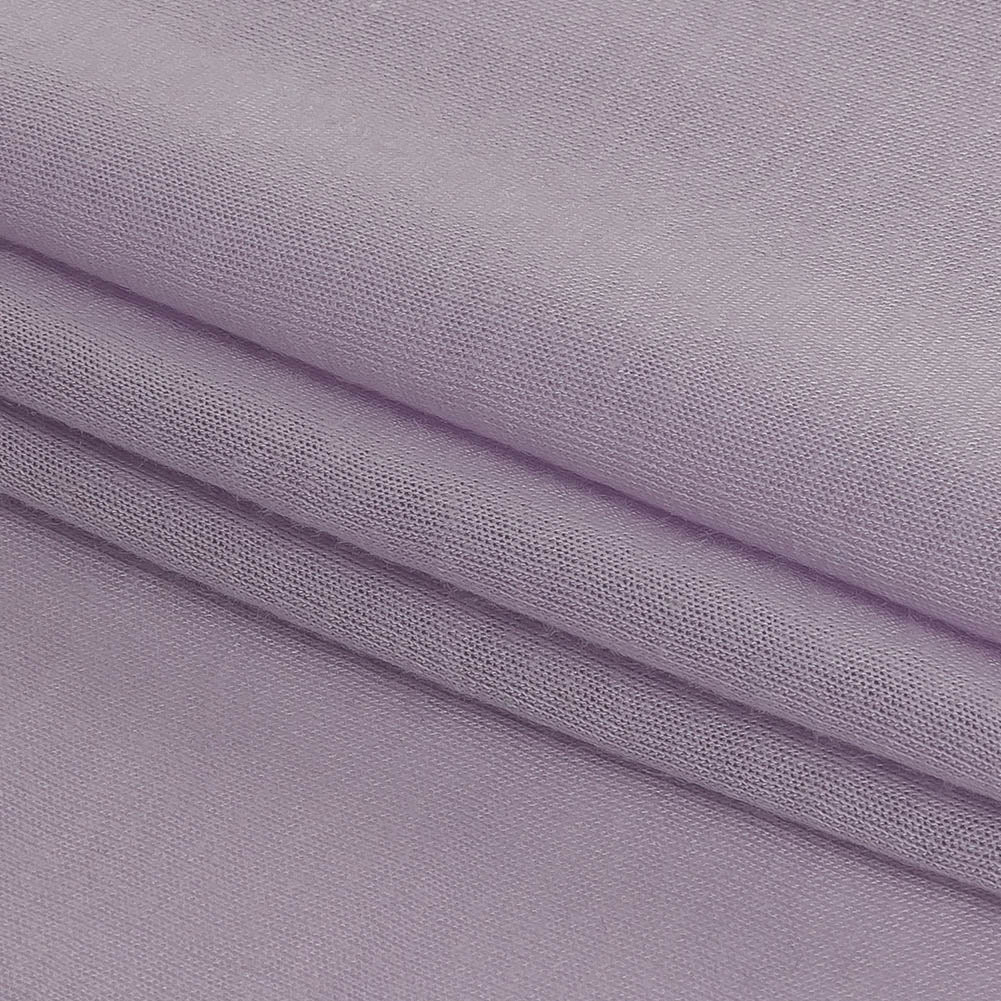Lilac Sheer Rayon Stretch Jersey