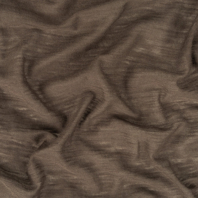 Heathered Dark Gray Sheer Rayon Jersey