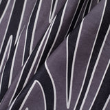 Medium Gray/Black Zebra Printed Stretch Lamb Leather