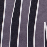 Medium Gray/Black Zebra Printed Stretch Lamb Leather