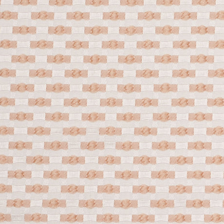 Beige on Ivory Polka Dotted Polyester Jacquard