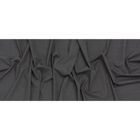 Italian Light Gray Wool-Spandex Suiting