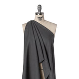 Italian Light Gray Wool-Spandex Suiting