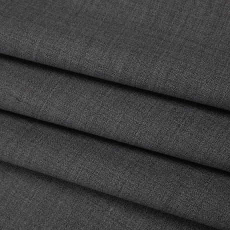 Italian Light Gray Wool-Spandex Suiting
