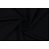 Italian Black Wool-Spandex Suiting