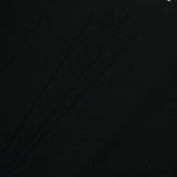 Italian Black Wool-Spandex Suiting