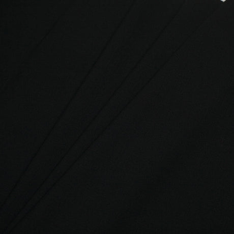 Italian Black Wool-Spandex Suiting