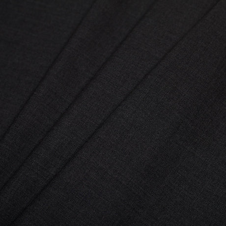 Italian Dark Gray Wool-Spandex Suiting
