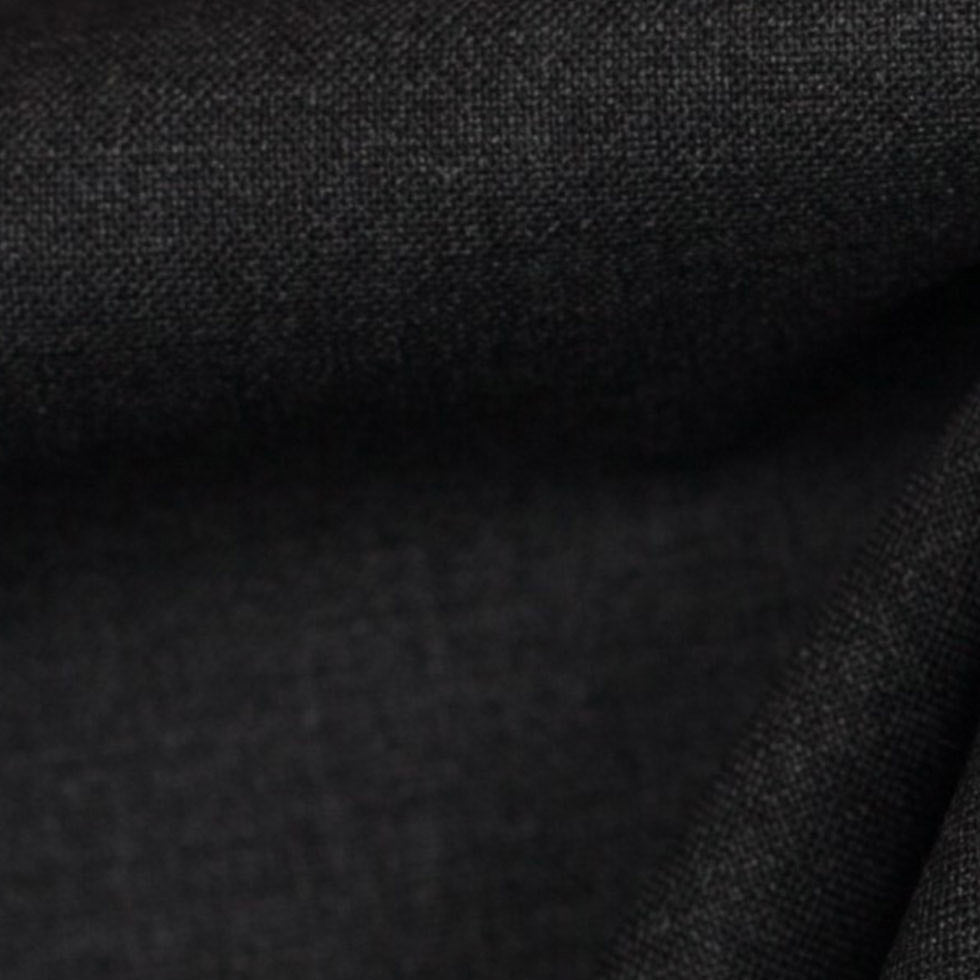 Italian Dark Gray Wool-Spandex Suiting