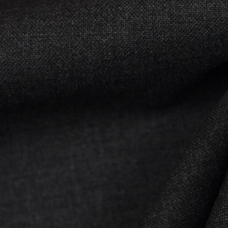 Italian Dark Gray Wool-Spandex Suiting