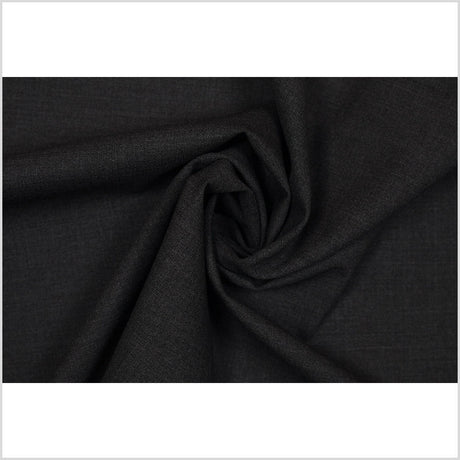 Italian Dark Gray Wool-Spandex Suiting