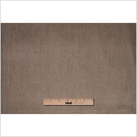 Gray Ribbed Velvet