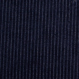 Navy Ribbed Velvet