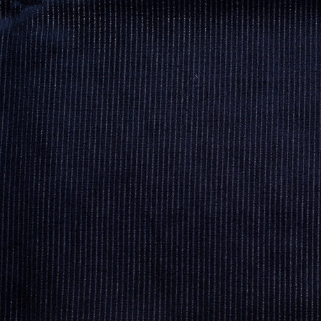 Navy Ribbed Velvet