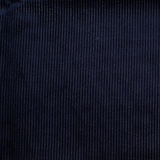 Navy Ribbed Velvet