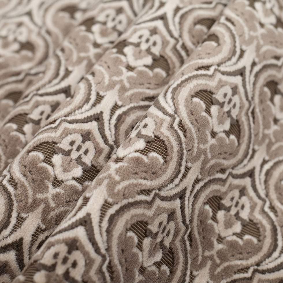 Gray/Beige Classical Velvet