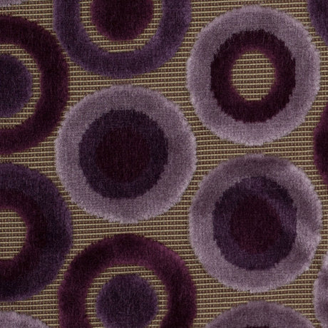 Purple Geometric Velvet