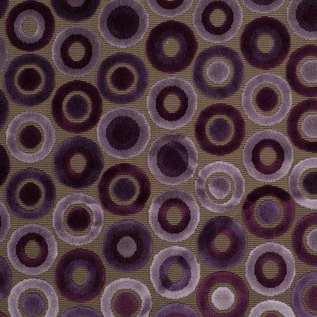 Purple Geometric Velvet