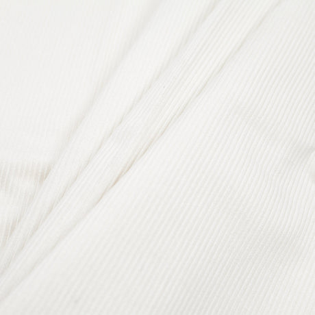 Ivory Ribbed Velvet