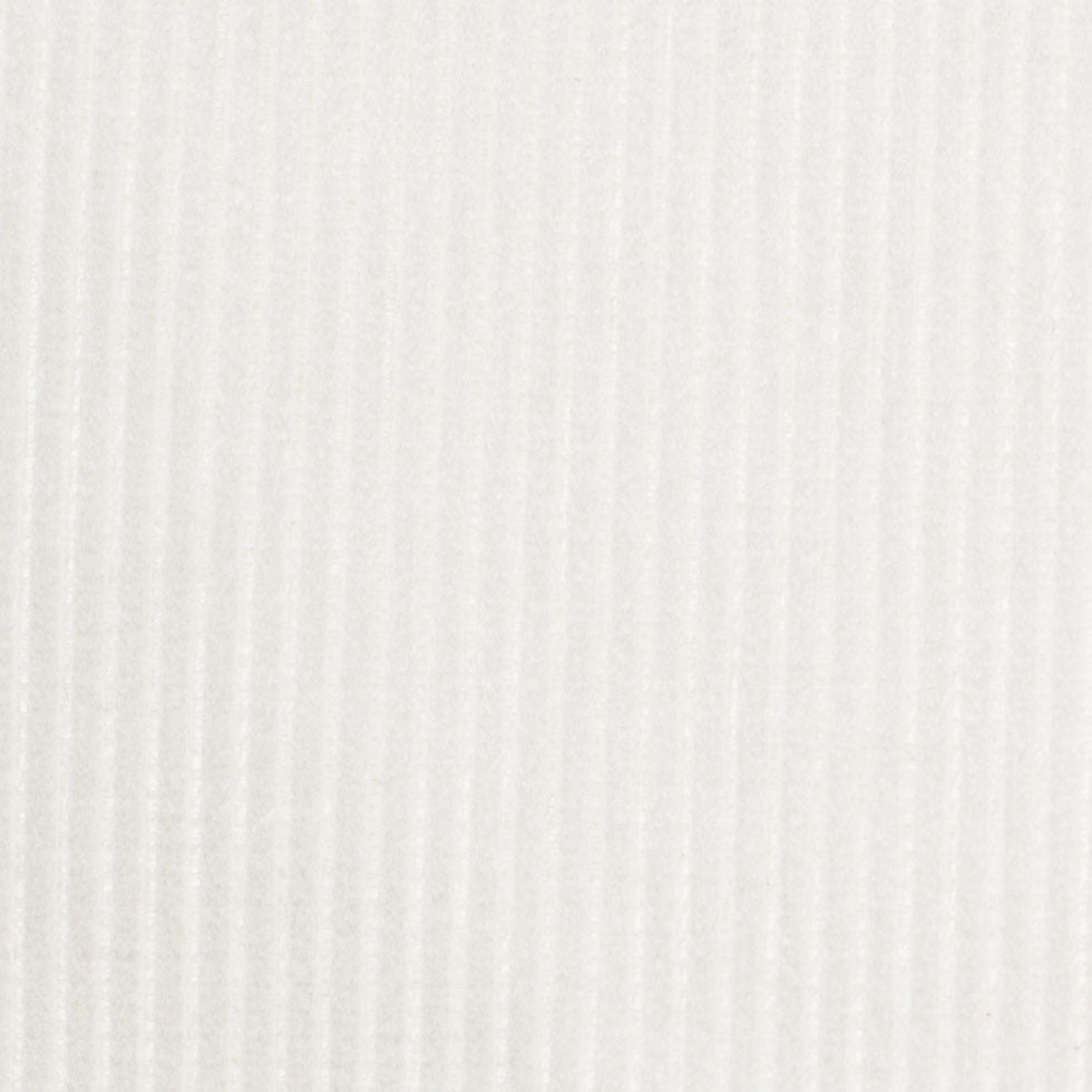 Ivory Ribbed Velvet