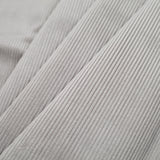 Gray Ribbed Velvet