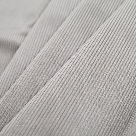 Gray Ribbed Velvet