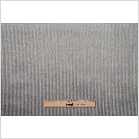 Gray Ribbed Velvet
