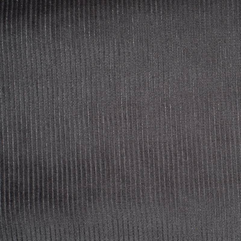 Charcoal Ribbed Velvet