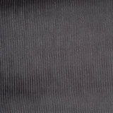 Charcoal Ribbed Velvet